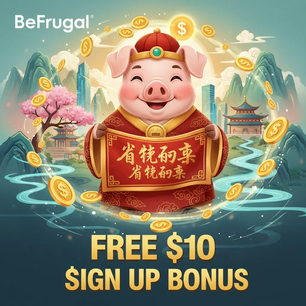 free $10 sign up bonus - BeFrugal