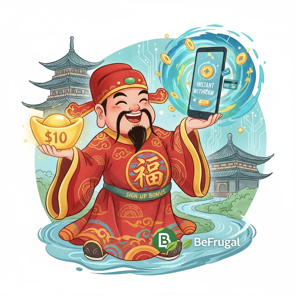 $10 sign up bonus instant withdraw - BeFrugal